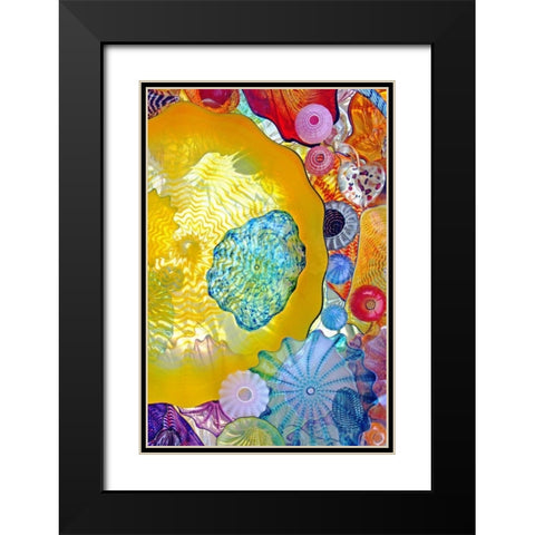 Warmth of the Sun Black Modern Wood Framed Art Print with Double Matting by Love, Maureen