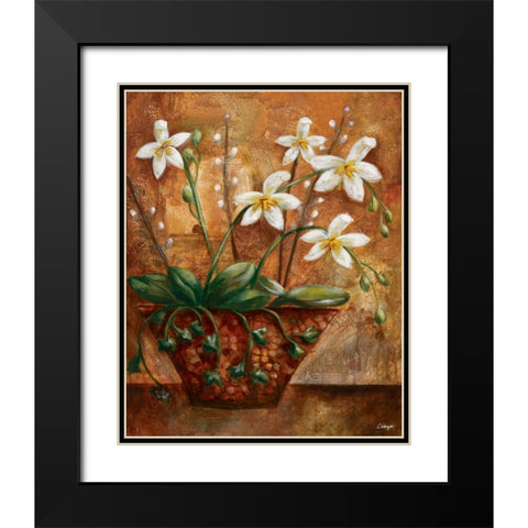 Copper Vessel I Black Modern Wood Framed Art Print with Double Matting by Linza, Loretta