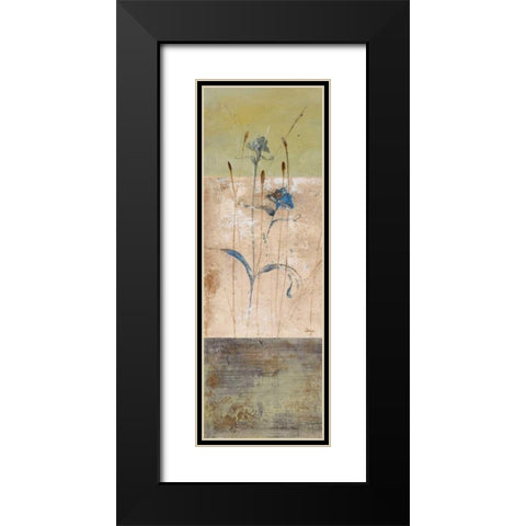 Kimono I Black Modern Wood Framed Art Print with Double Matting by Linza, Loretta