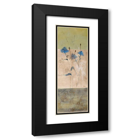 Kimono II Black Modern Wood Framed Art Print with Double Matting by Linza, Loretta