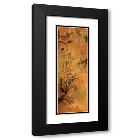 Georgette III Black Modern Wood Framed Art Print with Double Matting by Linza, Loretta