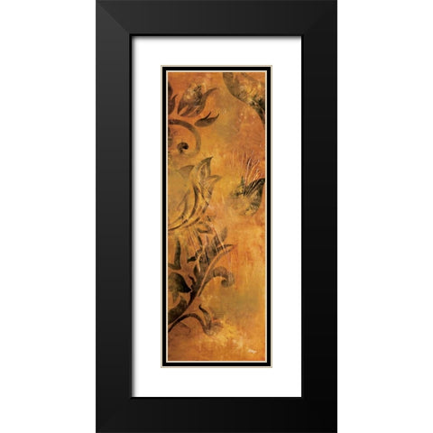 Georgette III Black Modern Wood Framed Art Print with Double Matting by Linza, Loretta