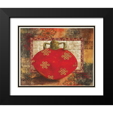 Eastern Wares I Black Modern Wood Framed Art Print with Double Matting by Linza, Loretta