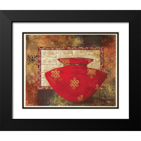 Eastern Wares II Black Modern Wood Framed Art Print with Double Matting by Linza, Loretta