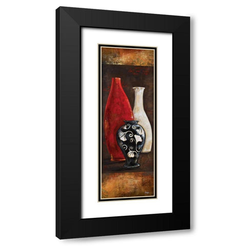 Eastern Bazaar I Black Modern Wood Framed Art Print with Double Matting by Linza, Loretta