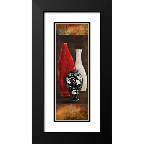 Eastern Bazaar I Black Modern Wood Framed Art Print with Double Matting by Linza, Loretta