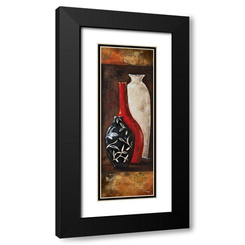 Eastern Bazaar II Black Modern Wood Framed Art Print with Double Matting by Linza, Loretta