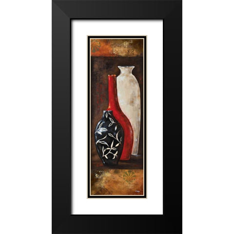 Eastern Bazaar II Black Modern Wood Framed Art Print with Double Matting by Linza, Loretta