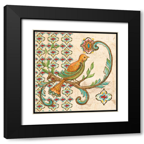 Treetop Bird I Black Modern Wood Framed Art Print with Double Matting by McRostie, Kate