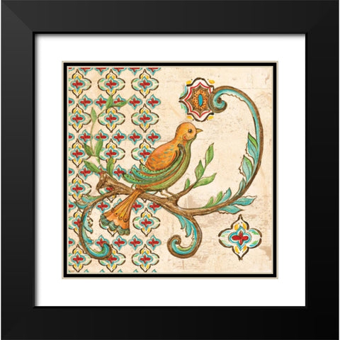 Treetop Bird I Black Modern Wood Framed Art Print with Double Matting by McRostie, Kate