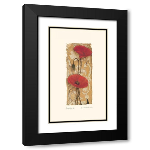 Rustica II Black Modern Wood Framed Art Print with Double Matting by Melious, Amy