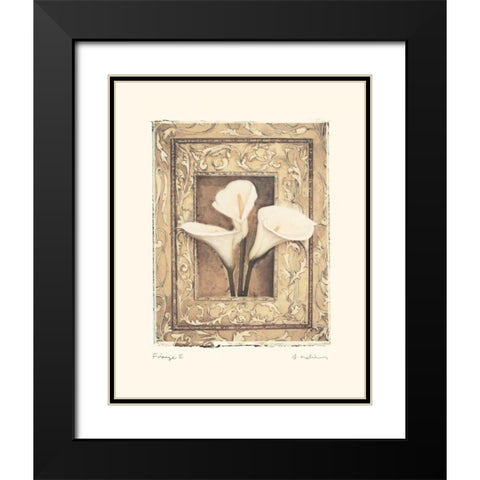 Firenze II Black Modern Wood Framed Art Print with Double Matting by Melious, Amy