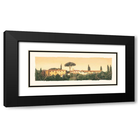 Bella Sera II Black Modern Wood Framed Art Print with Double Matting by Melious, Amy