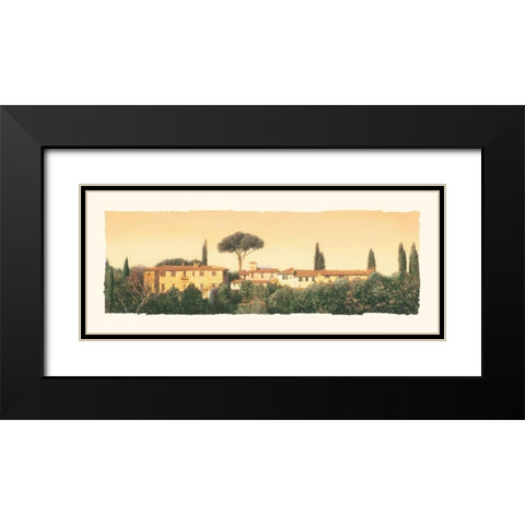 Bella Sera II Black Modern Wood Framed Art Print with Double Matting by Melious, Amy