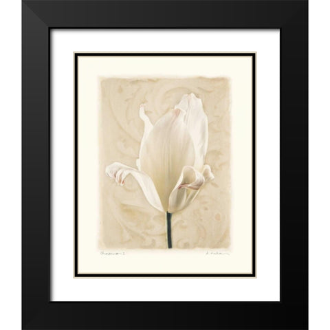 Chiaroscuro I Black Modern Wood Framed Art Print with Double Matting by Melious, Amy