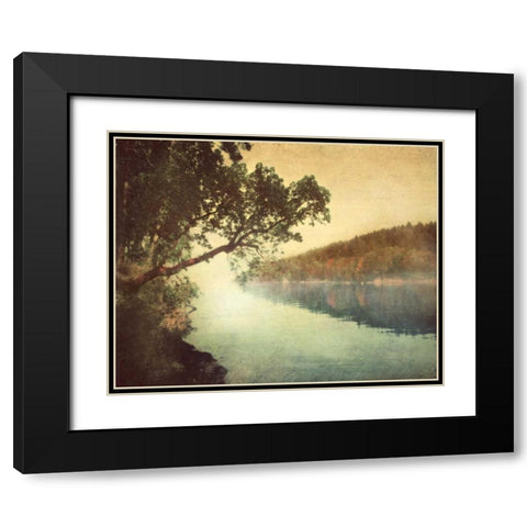 Sunset I Black Modern Wood Framed Art Print with Double Matting by Melious, Amy