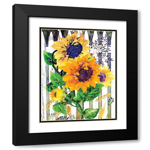 Fenced In I Black Modern Wood Framed Art Print with Double Matting by Meyer, Jill