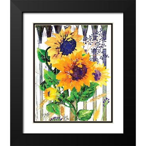 Fenced In I Black Modern Wood Framed Art Print with Double Matting by Meyer, Jill