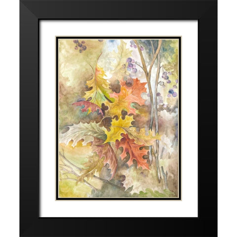 Treasures from Nature Black Modern Wood Framed Art Print with Double Matting by Ferry, Margaret