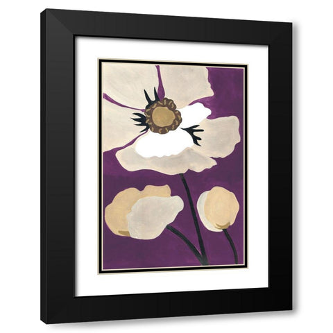 Ultraviolet Pop I Black Modern Wood Framed Art Print with Double Matting by Ferry, Margaret