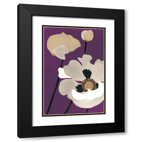 Ultraviolet Pop II Black Modern Wood Framed Art Print with Double Matting by Ferry, Margaret