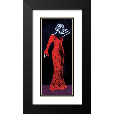 Pin Back Black Modern Wood Framed Art Print with Double Matting by Matla, Jennifer