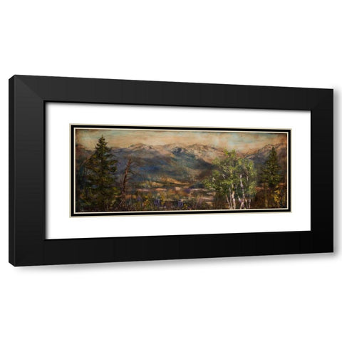 Bitterroot Valley I Black Modern Wood Framed Art Print with Double Matting by Monahan, Jodi