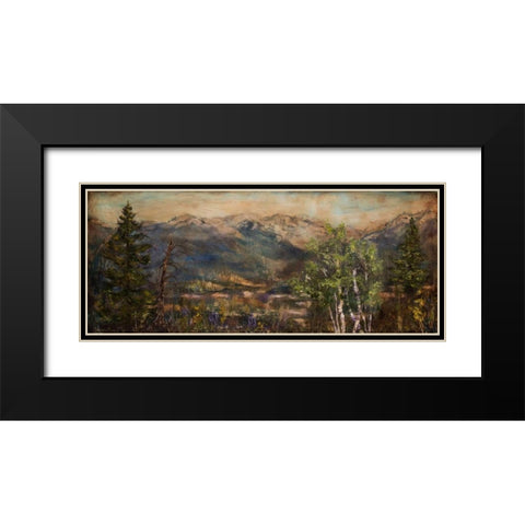Bitterroot Valley I Black Modern Wood Framed Art Print with Double Matting by Monahan, Jodi
