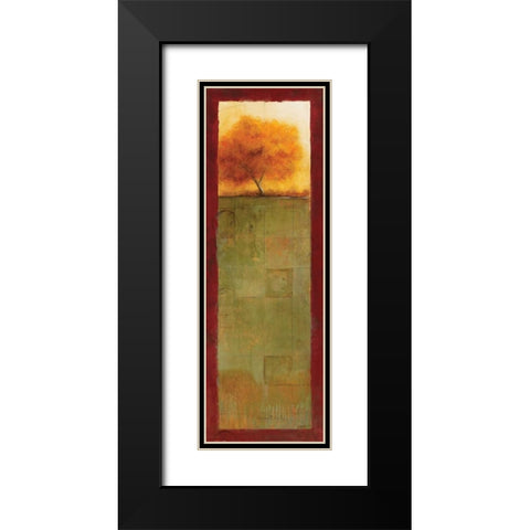 Autumn Vision I Black Modern Wood Framed Art Print with Double Matting by Martin, Cheryl