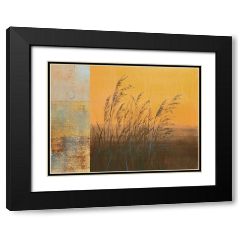 Shimmering I Black Modern Wood Framed Art Print with Double Matting by Martin, Cheryl