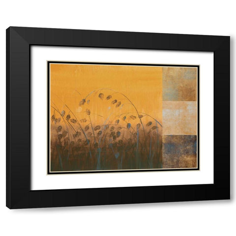 Shimmering II Black Modern Wood Framed Art Print with Double Matting by Martin, Cheryl