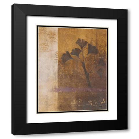 Woodland Shadows I Black Modern Wood Framed Art Print with Double Matting by Martin, Cheryl
