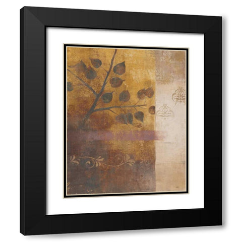 Woodland Shadows II Black Modern Wood Framed Art Print with Double Matting by Martin, Cheryl