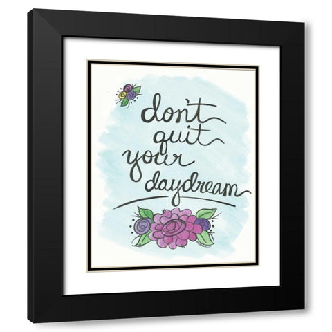 Daydream Black Modern Wood Framed Art Print with Double Matting by Martin, Monica