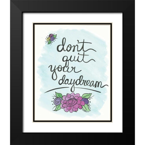 Daydream Black Modern Wood Framed Art Print with Double Matting by Martin, Monica