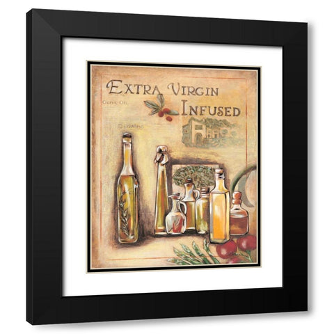 Olive Oil I Black Modern Wood Framed Art Print with Double Matting by Osborne, Susan