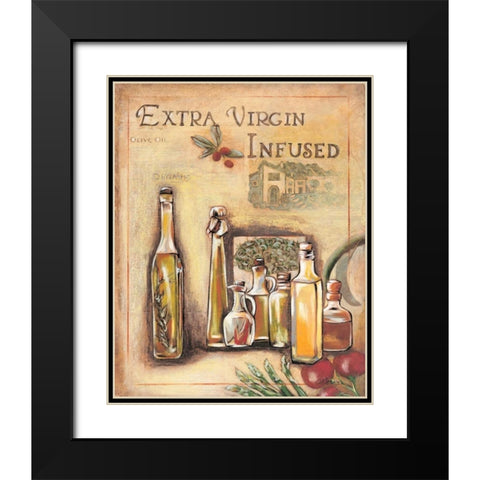 Olive Oil I Black Modern Wood Framed Art Print with Double Matting by Osborne, Susan