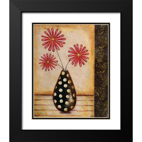 Playful II Black Modern Wood Framed Art Print with Double Matting by Osborne, Susan