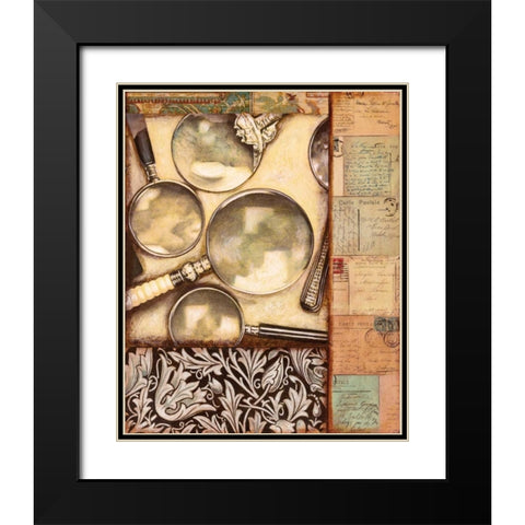 Stationary Black Modern Wood Framed Art Print with Double Matting by Osborne, Susan