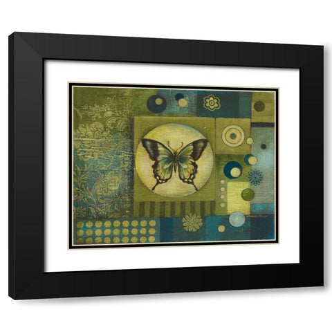 Metamorphic I Black Modern Wood Framed Art Print with Double Matting by Poloson, Kimberly