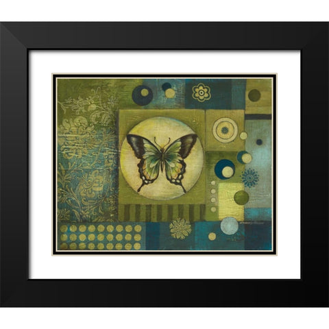 Metamorphic I Black Modern Wood Framed Art Print with Double Matting by Poloson, Kimberly