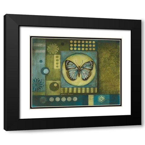 Metamorphic II Black Modern Wood Framed Art Print with Double Matting by Poloson, Kimberly