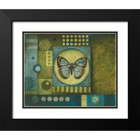 Metamorphic II Black Modern Wood Framed Art Print with Double Matting by Poloson, Kimberly