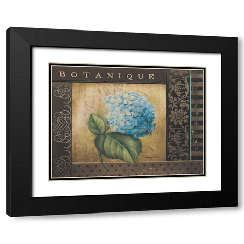 Botanique I Black Modern Wood Framed Art Print with Double Matting by Poloson, Kimberly