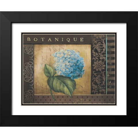 Botanique I Black Modern Wood Framed Art Print with Double Matting by Poloson, Kimberly