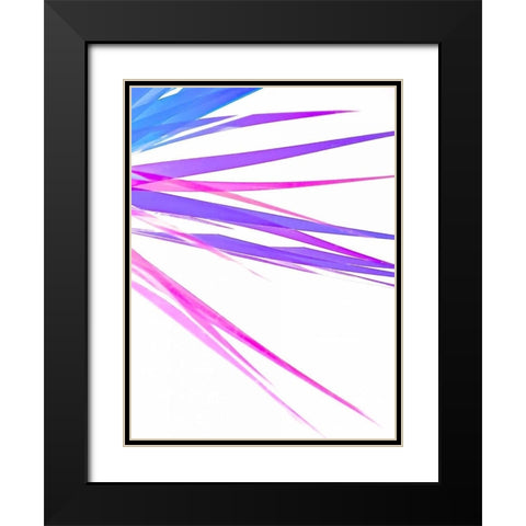 High Voltage I Black Modern Wood Framed Art Print with Double Matting by Burkhart, Monika