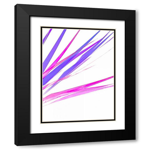 High Voltage II Black Modern Wood Framed Art Print with Double Matting by Burkhart, Monika
