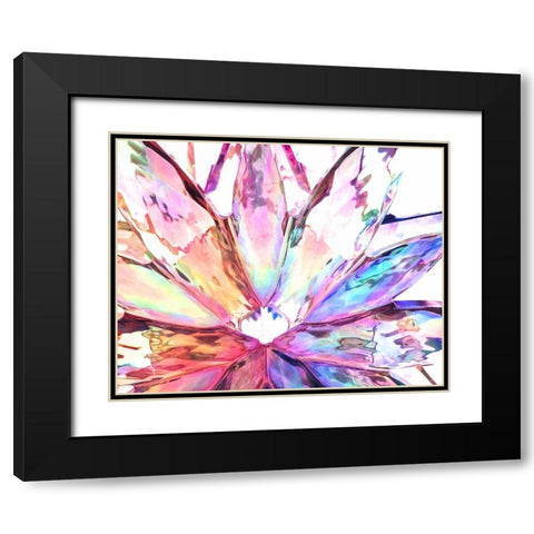 Prismatique I Black Modern Wood Framed Art Print with Double Matting by Burkhart, Monika
