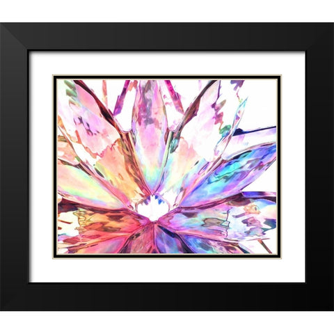 Prismatique I Black Modern Wood Framed Art Print with Double Matting by Burkhart, Monika