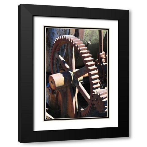 New Era II Black Modern Wood Framed Art Print with Double Matting by Berzel, Erin